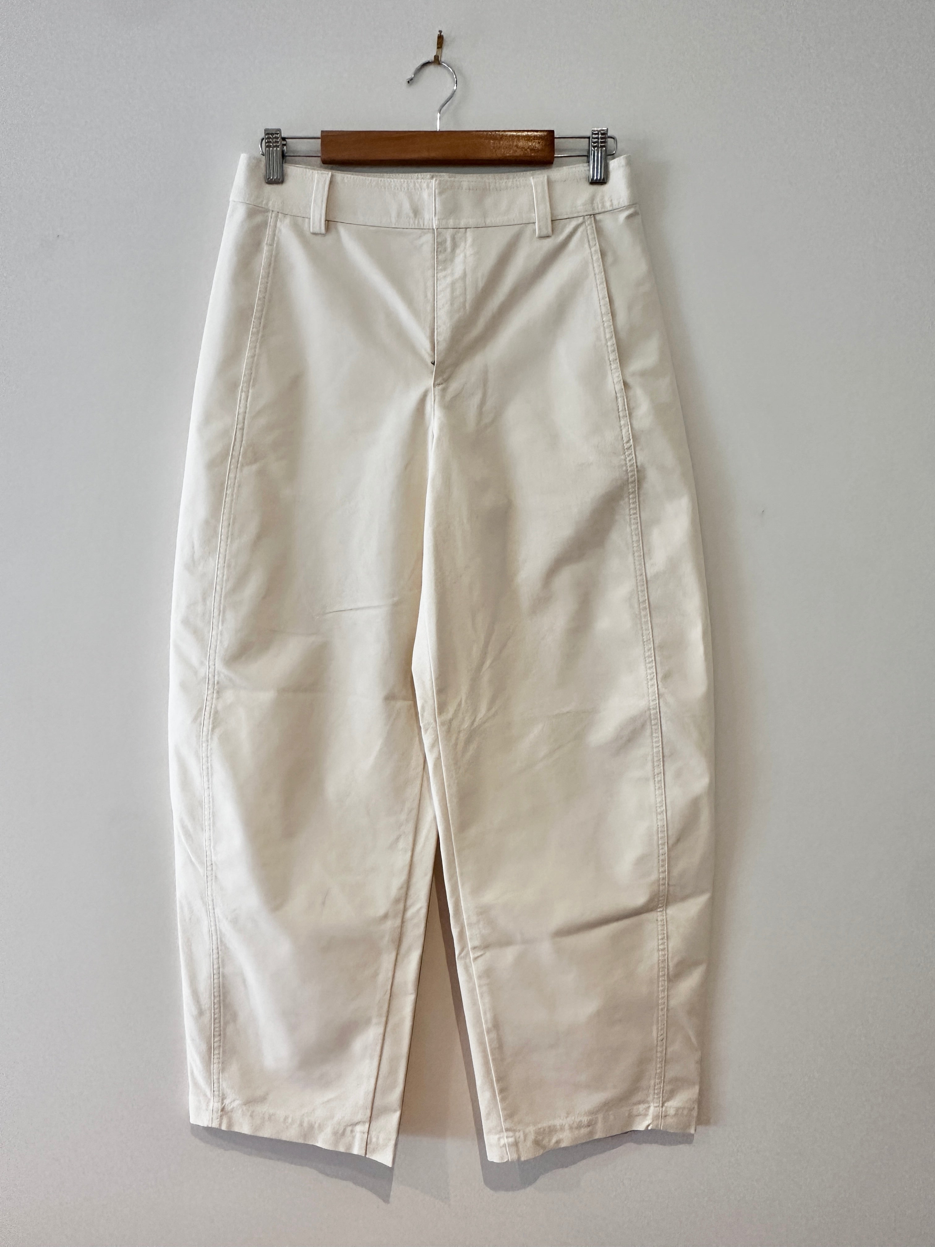 Uniqlo ECRU Barrel Leg Jeans - M