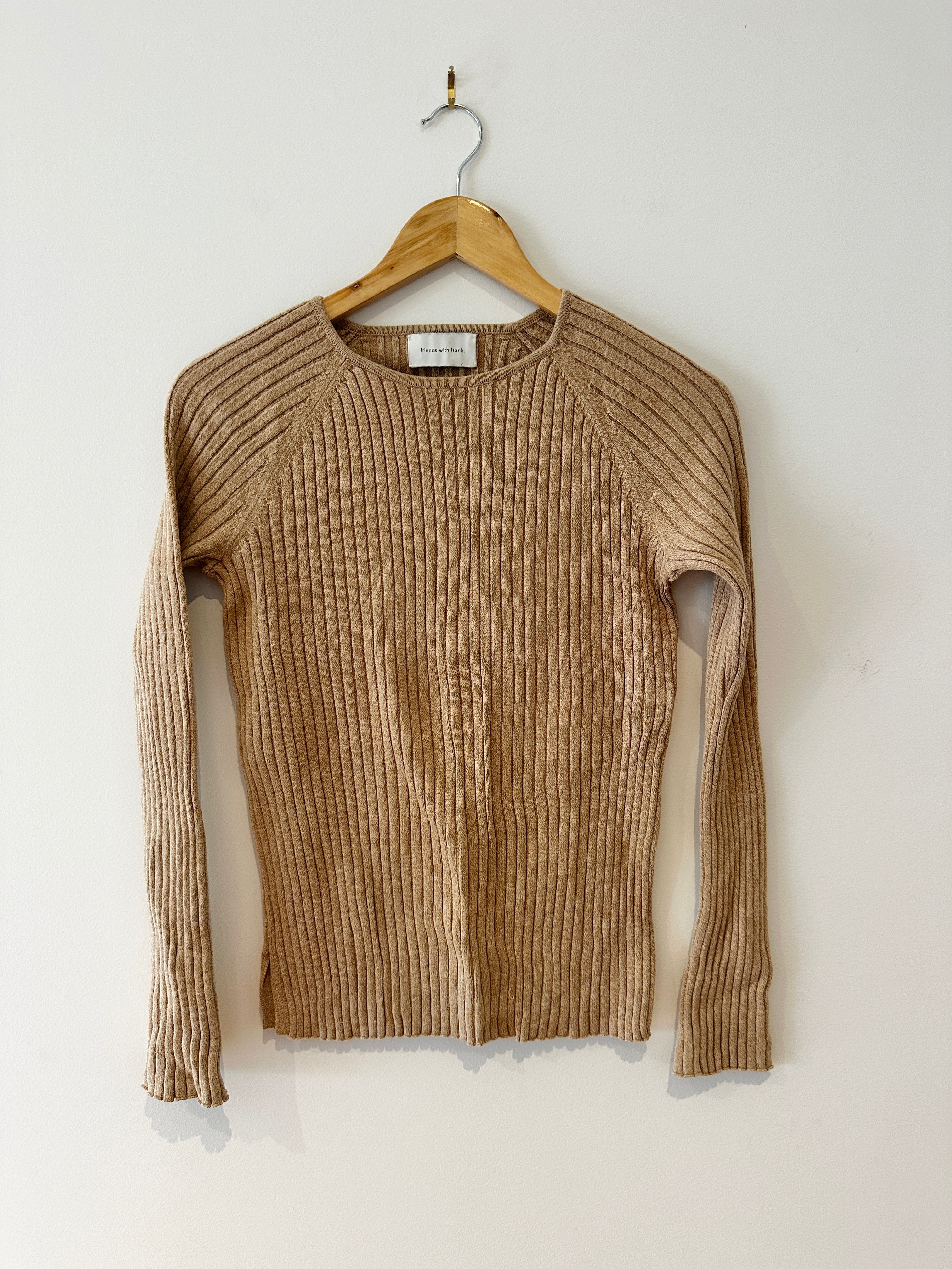 Friends with Frank Ribbed Top - S