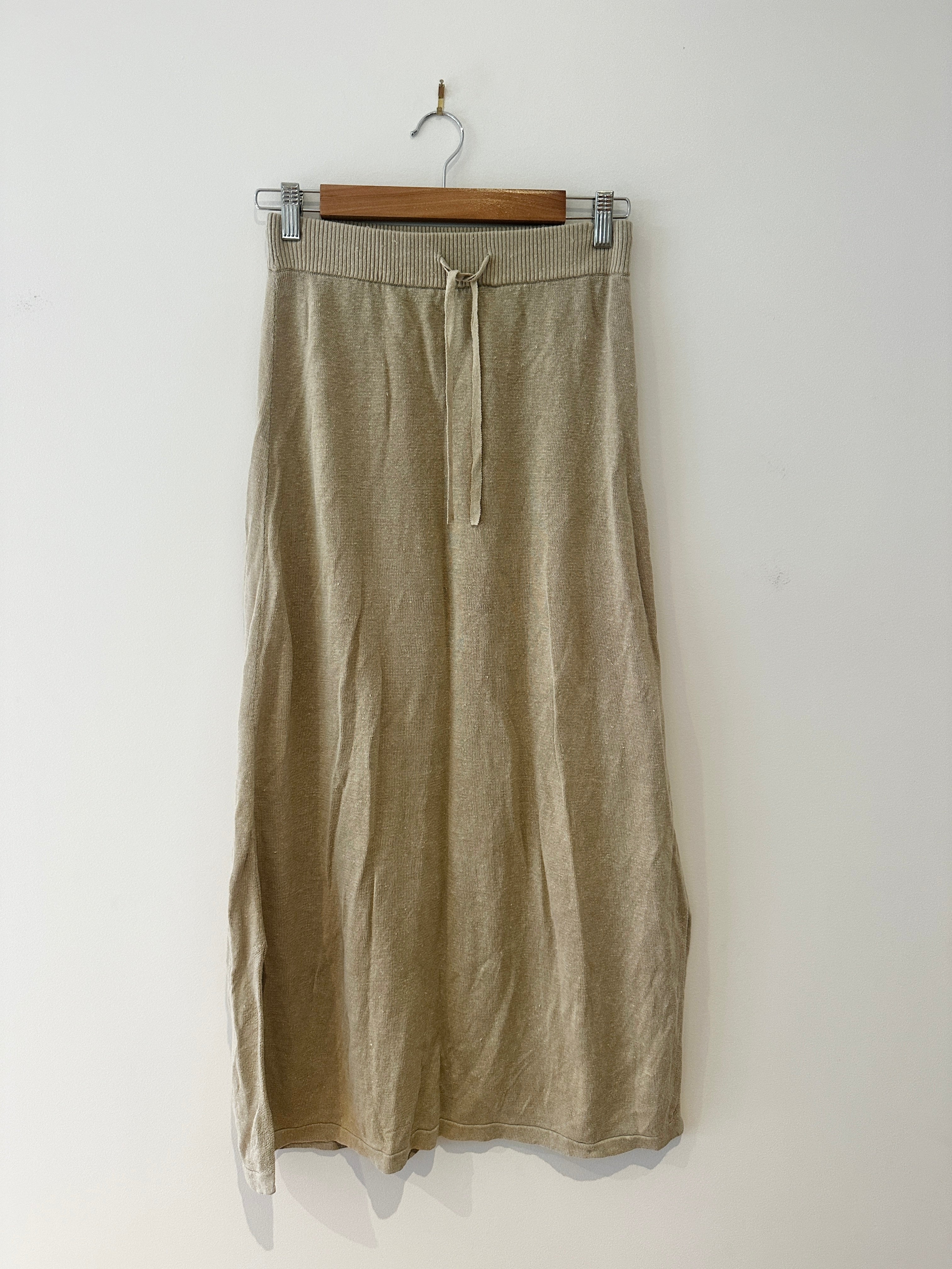 Arcaa Beige Linen Skirt - XS