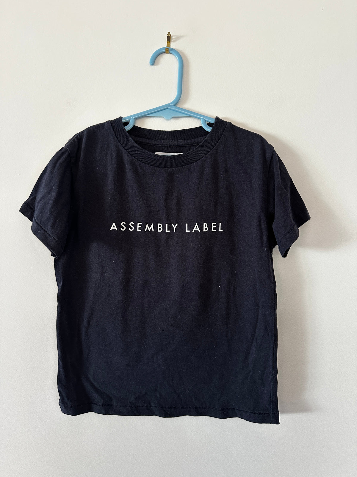 Assembly Label Navy Logo Tee - Kids 5