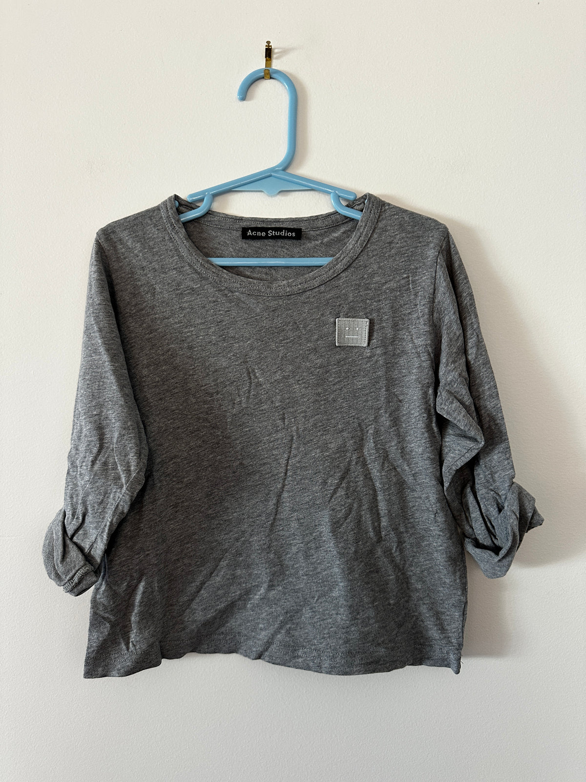 Acne Studios Grey Marle L/S Tee - Kids 3