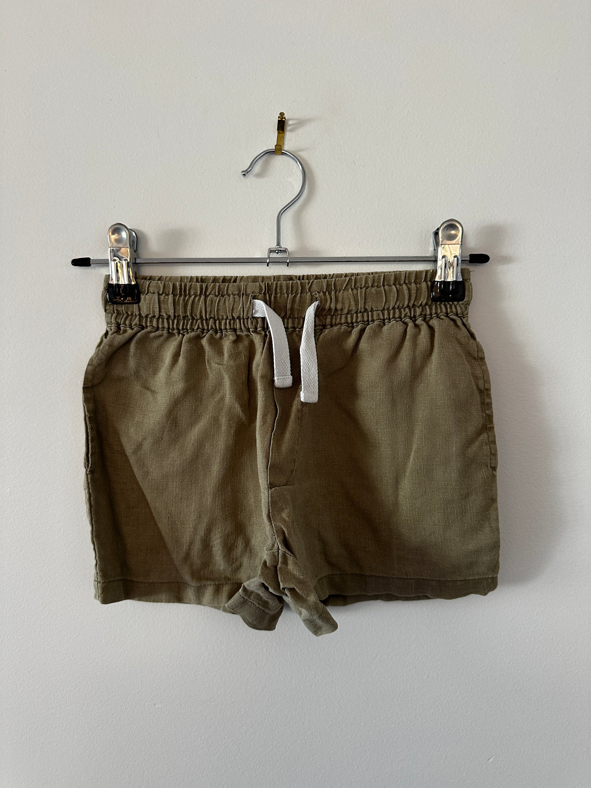 Assembly Label Olive Linen Short - Kids 5