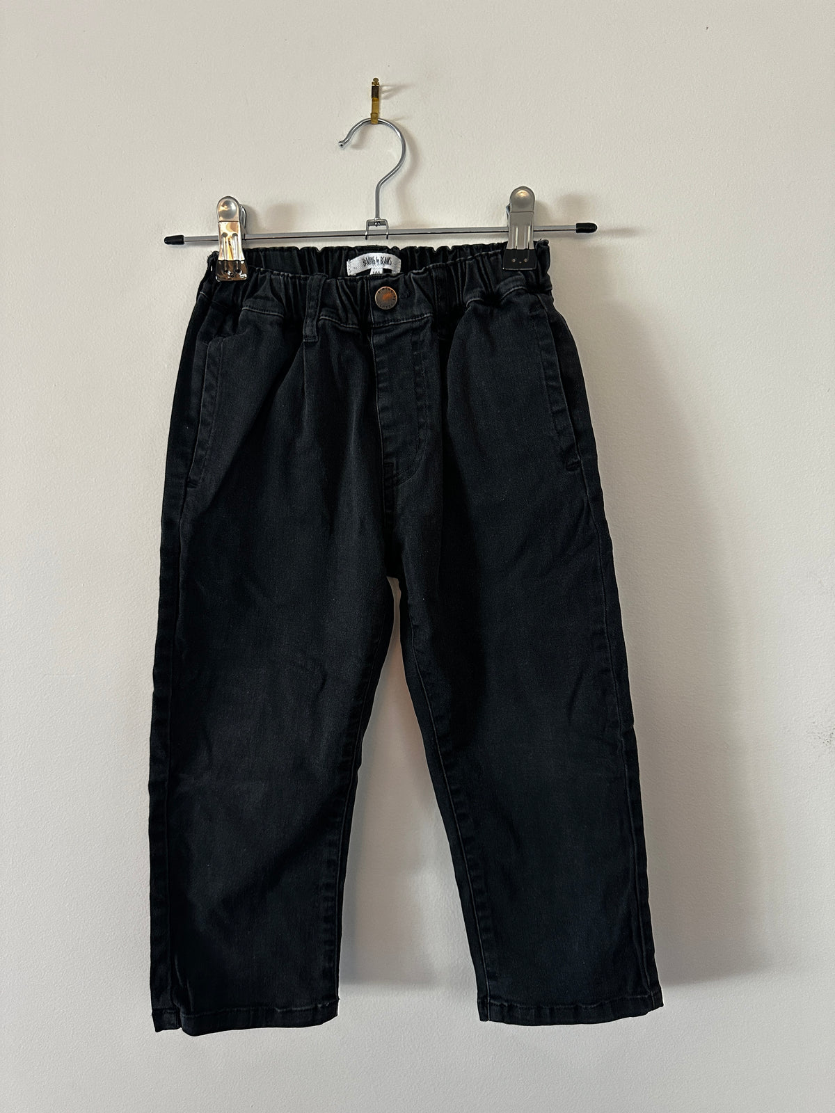 B-Ming by BEAMS Black Denim Jeans - Kids 100cm (3)