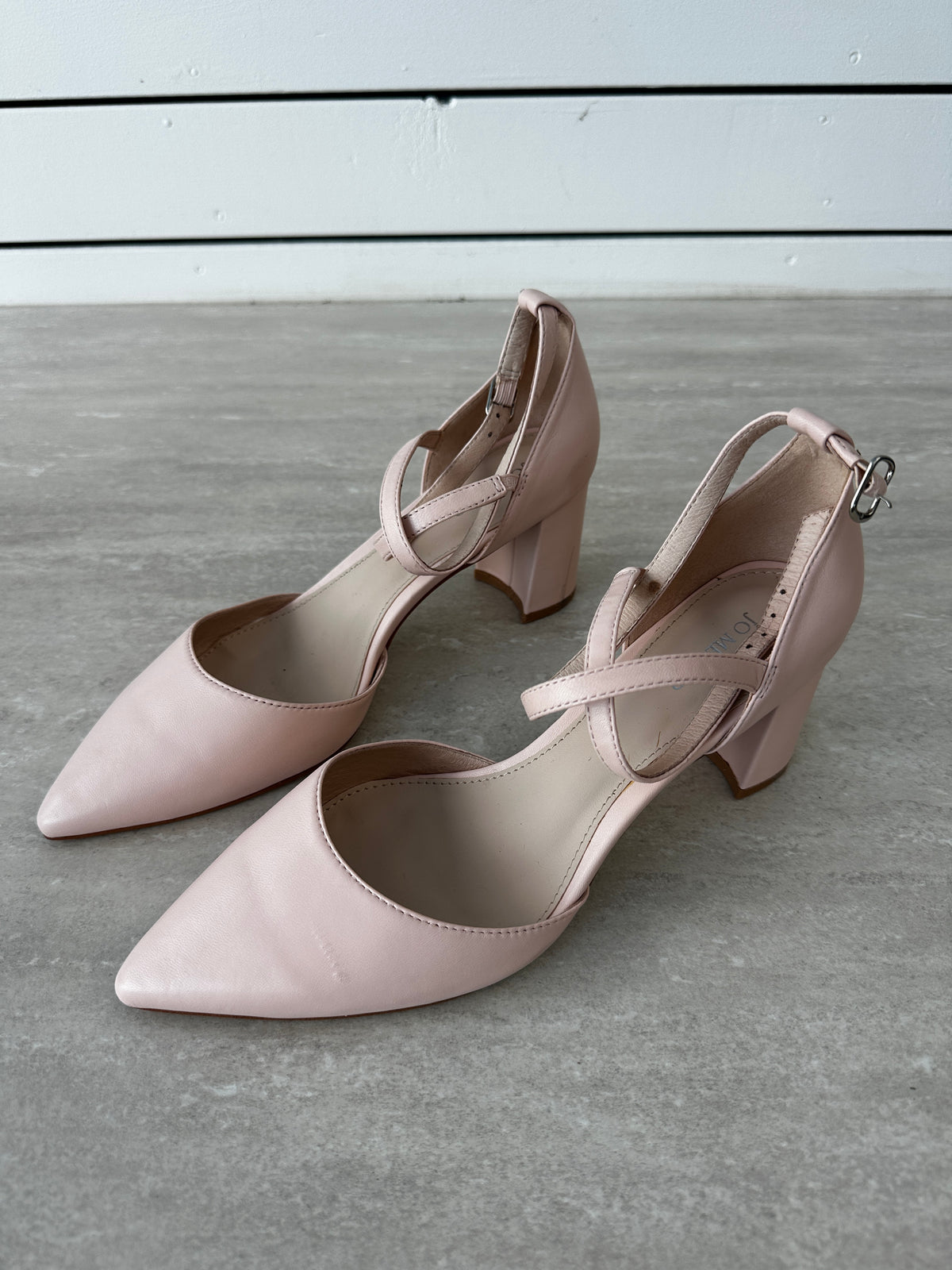 Jo Mercer Iluka Soft Pink Leather shoes - 8