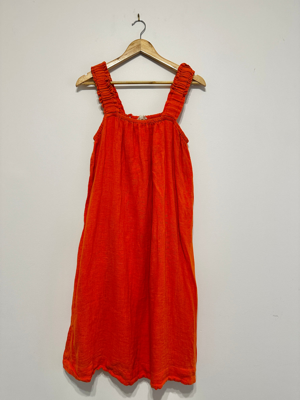 Holiday Linen Dress - S