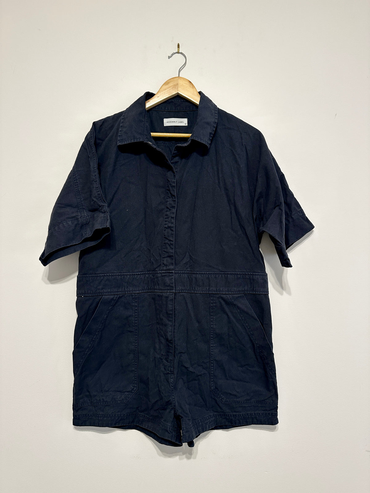 Assembly Label Navy Romper - 10