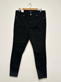 Calvin Klein Super Skinny Black Jeans - W33 L 30