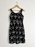Magpie goose casual print linen dress - 6