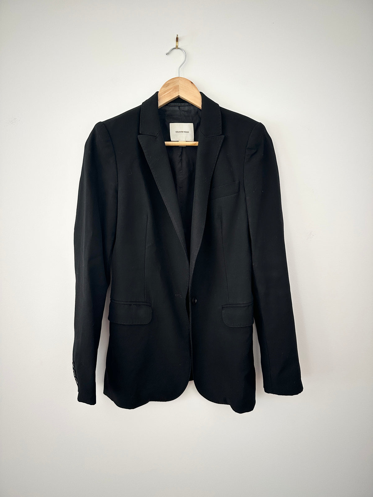 Country Road Black Blazer - 10