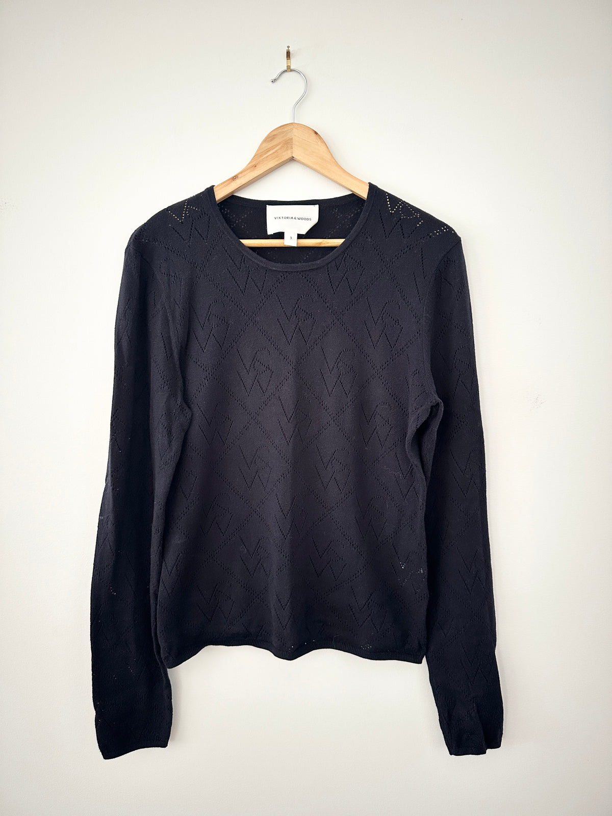 Viktoria and Woods Navy L/S Top - 3