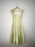 Mossman Green Tiered Midi Dress - 8