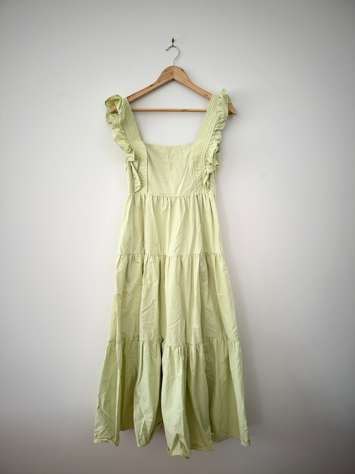 Mossman Green Tiered Midi Dress - 8