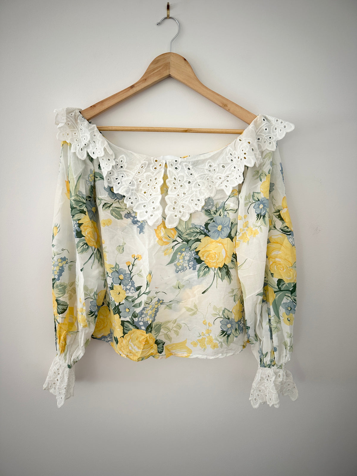 Alice McCall Floral Off the Shoulder Top - S