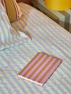 Butter Blue Seersucker Flat Sheet