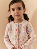 Kids Next SPeckled Pink Cardigan