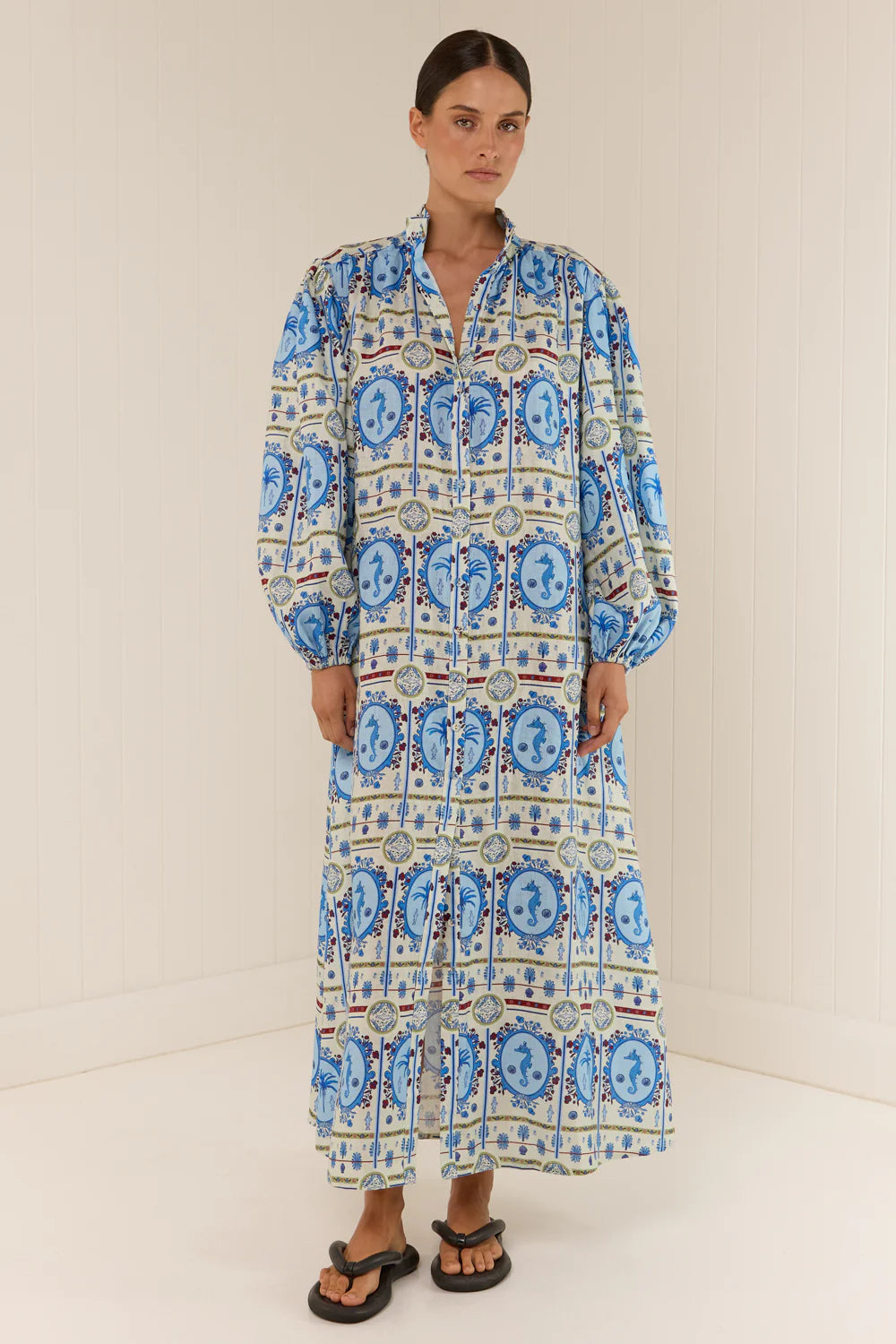 Noddy Dress Lagoona Tile