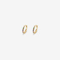 Rainbow Mini Huggies (Pair) - 14k Gold Vermeil