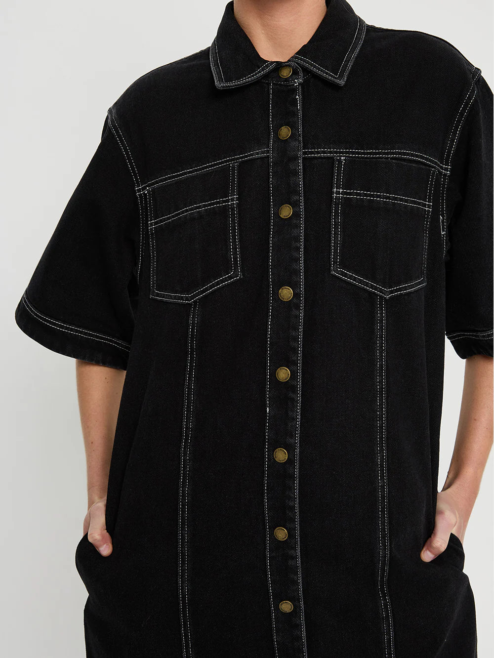 Kivari Rowyn Denim Shirt Dress 16