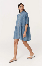 Rowie the Label Bailey Denim Mini Dress - S/M