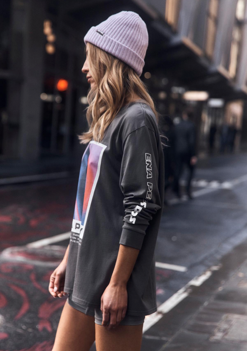 Ena Pelly Grey Long Sleeve T'shirt - 12