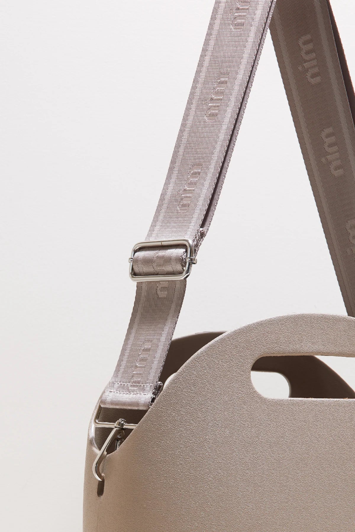 Shoulder Strap - TAUPE/SILVER MONO