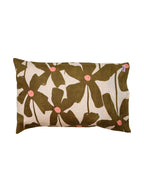 Olive Poppy Pillowcase Set