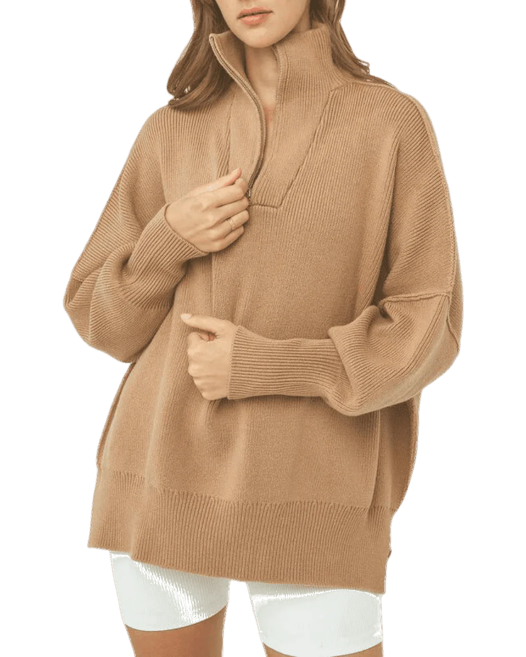 Arcaa Movement Caramel Zip up - S