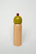 New! Salt & Pepper Grinder - Olive & Red: Medium