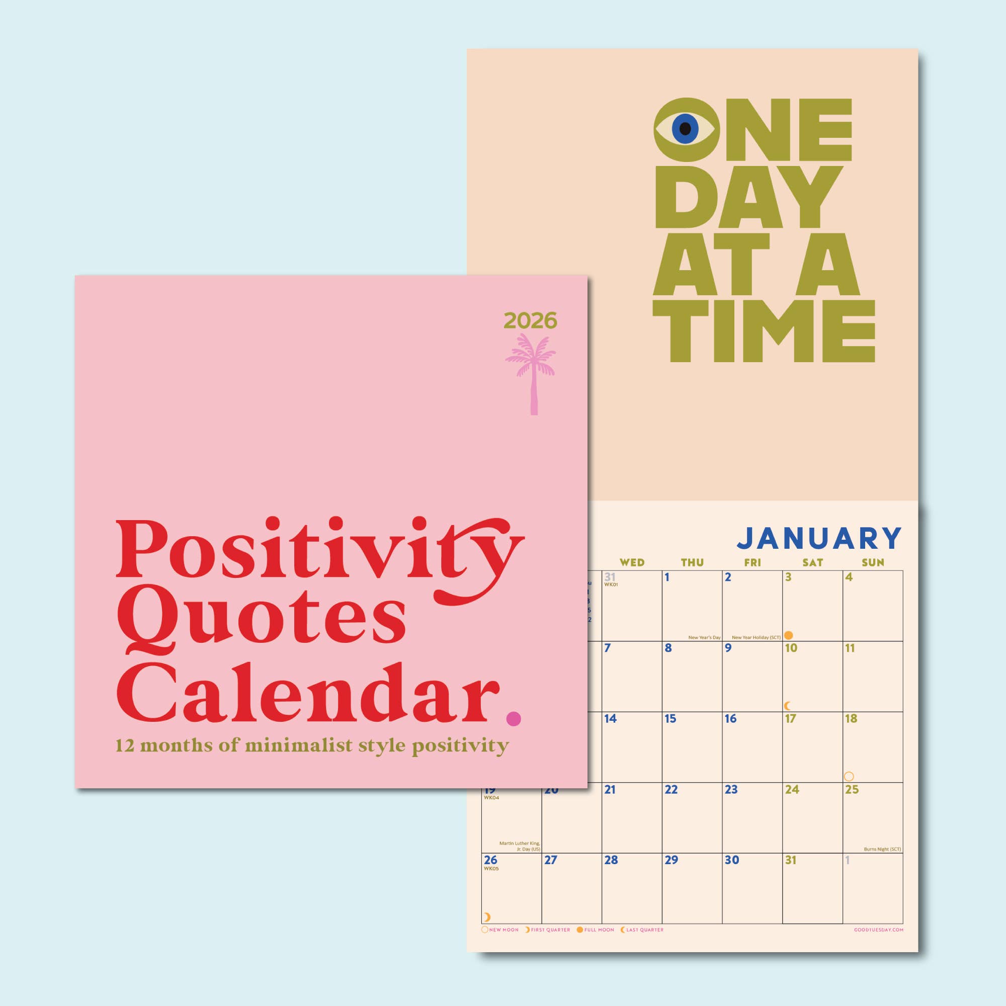 2026 Compact Calendar Positivity