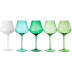 Beaches of the Thai Islands Wine Glassware | 5 Set, 20 OZ