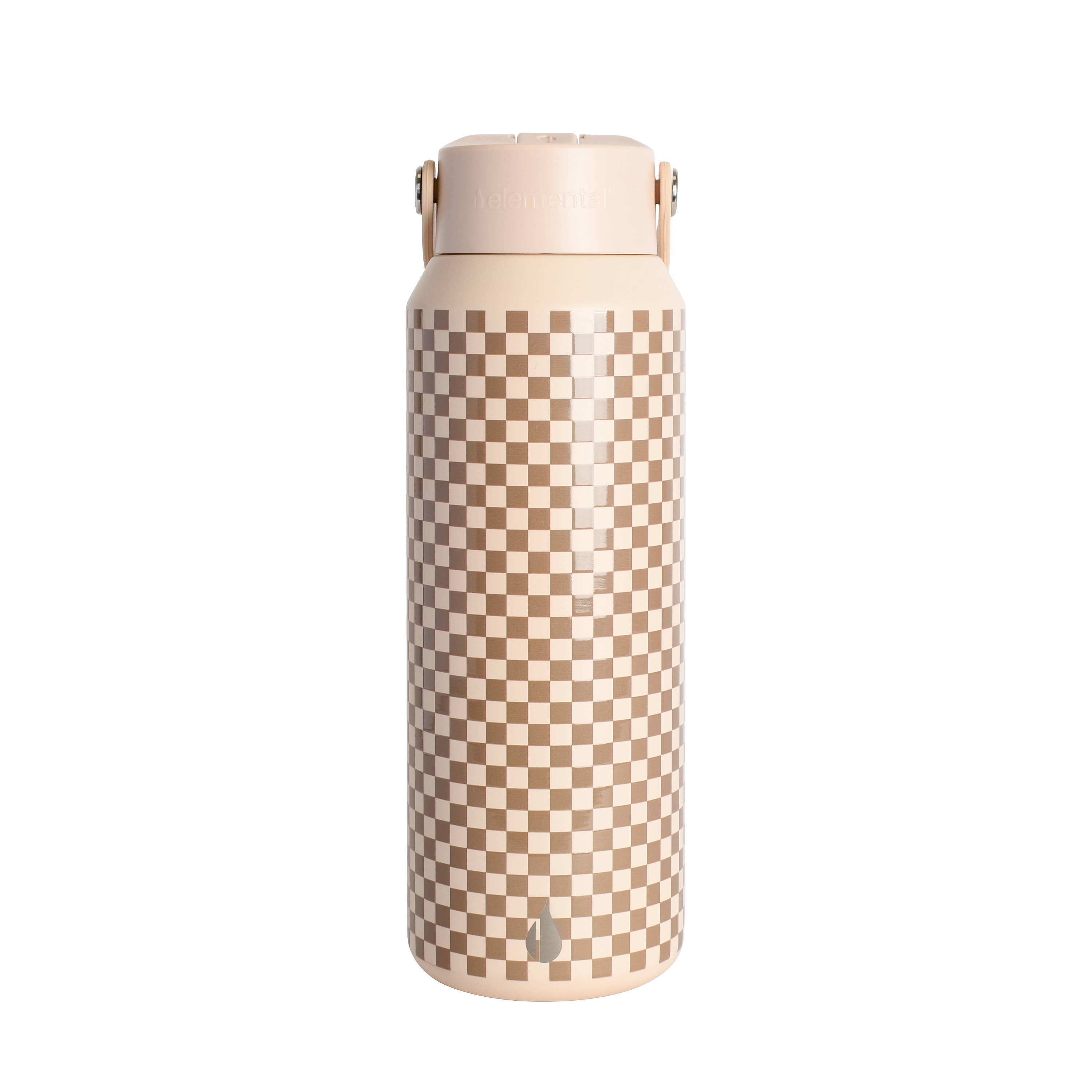 Core Insulated Leakproof Bottle w/Handle 40oz - Brown Check