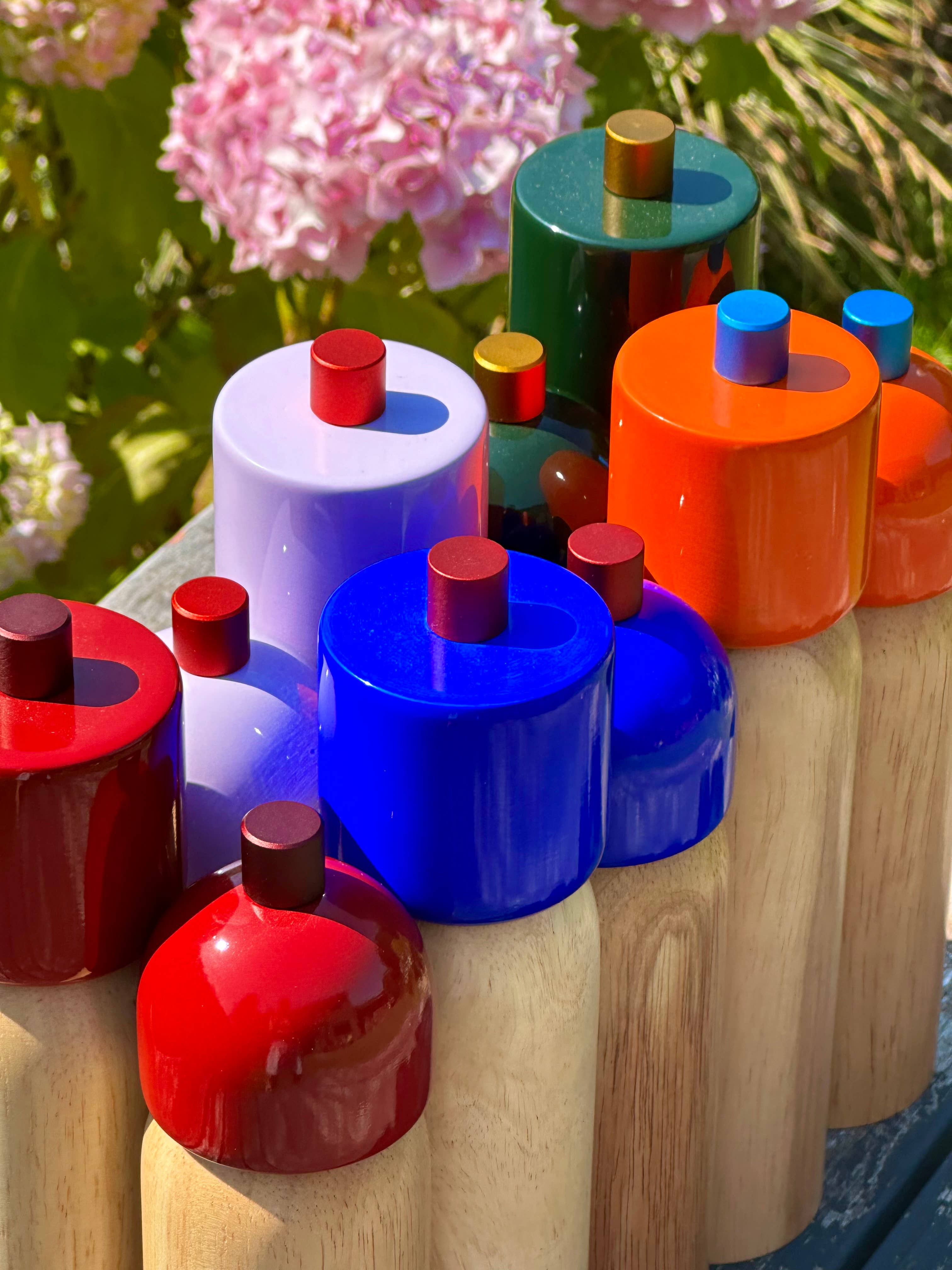 Salt & Pepper Grinder - Orange & Blue: Large