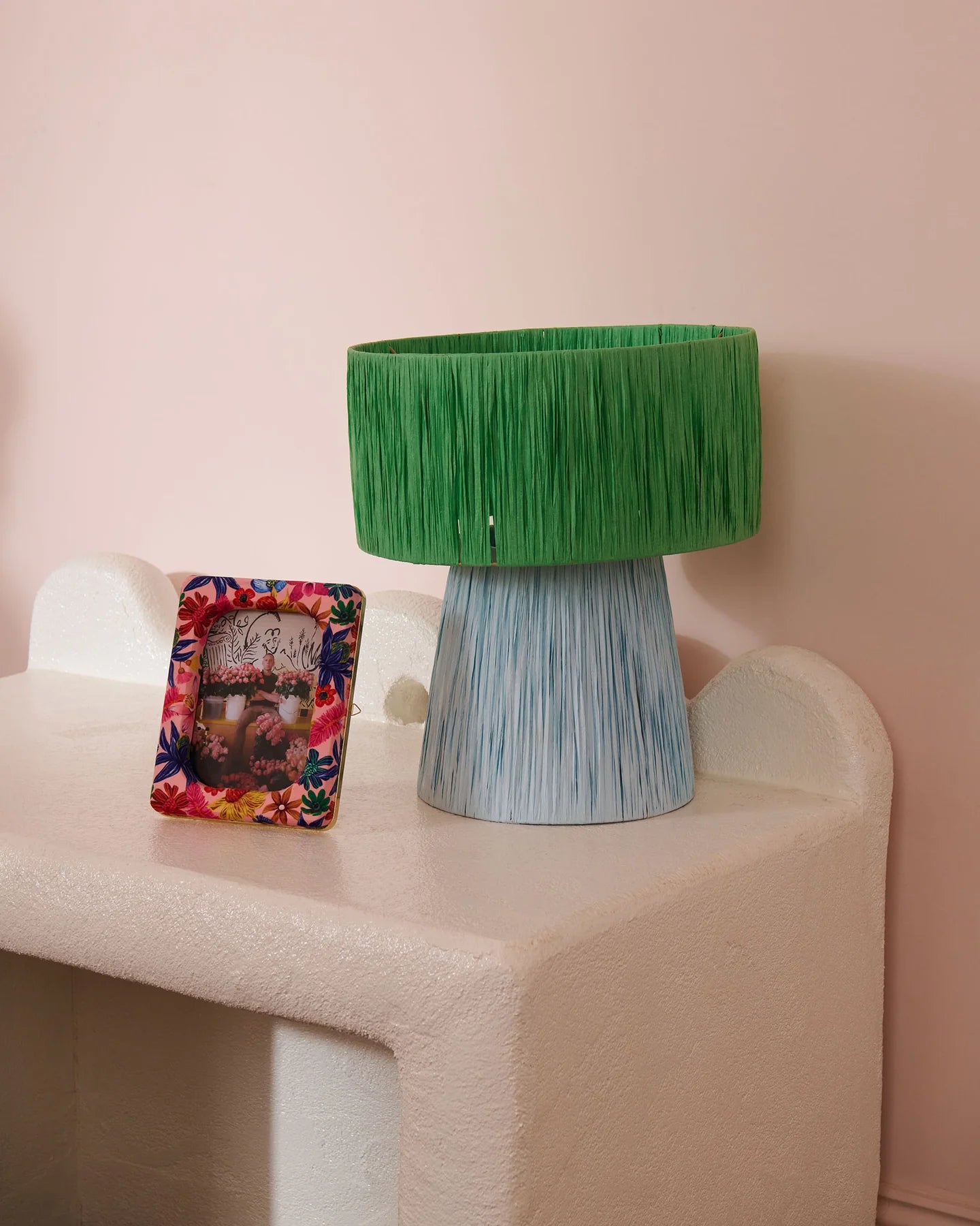 Wild Flowers In Bloom Oval Velvet Photo Frame