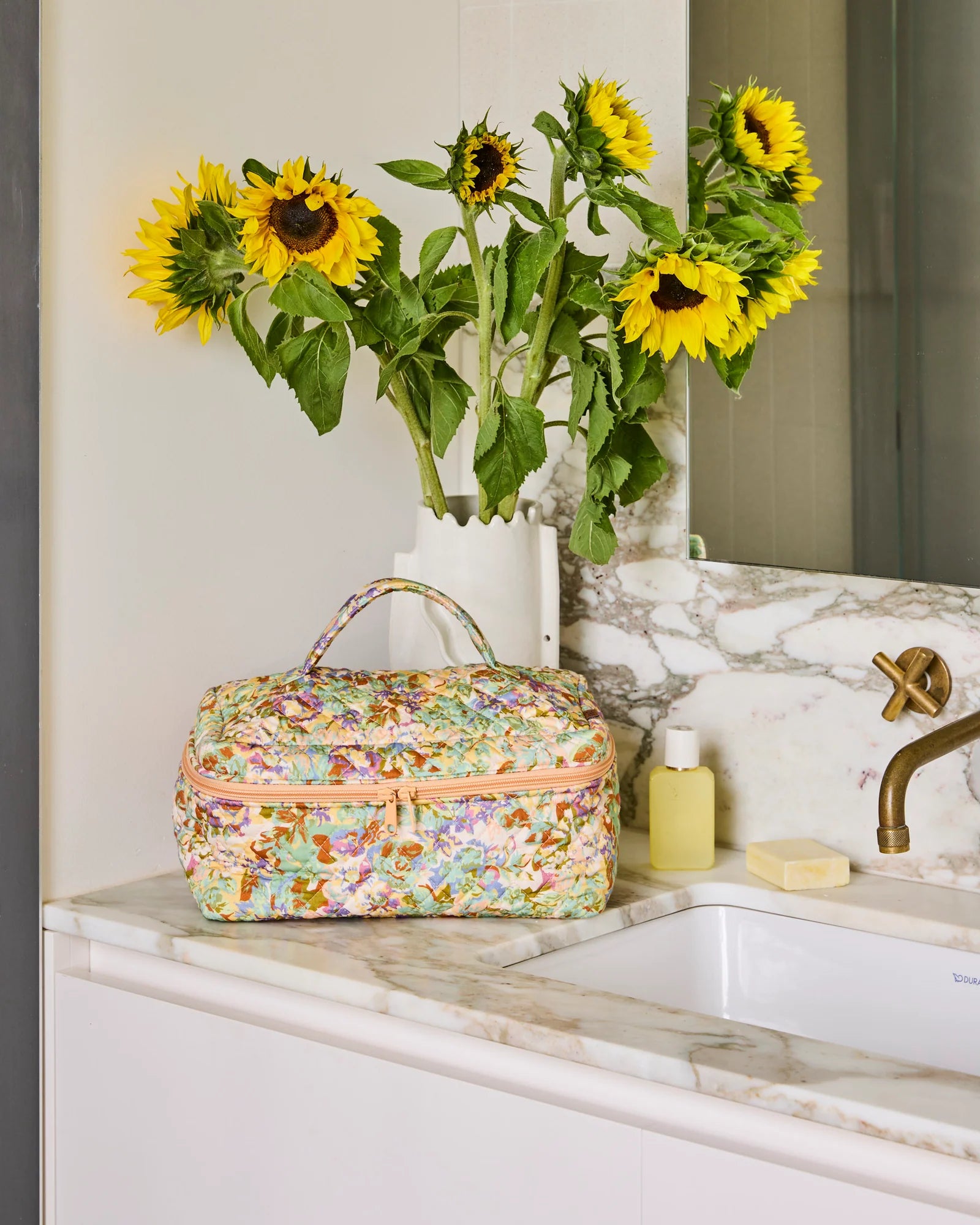 Forever Mine Quilted Cotton Toiletry bags