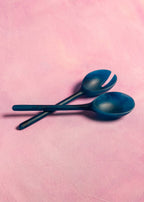 NEW Salad Servers - Blue Set