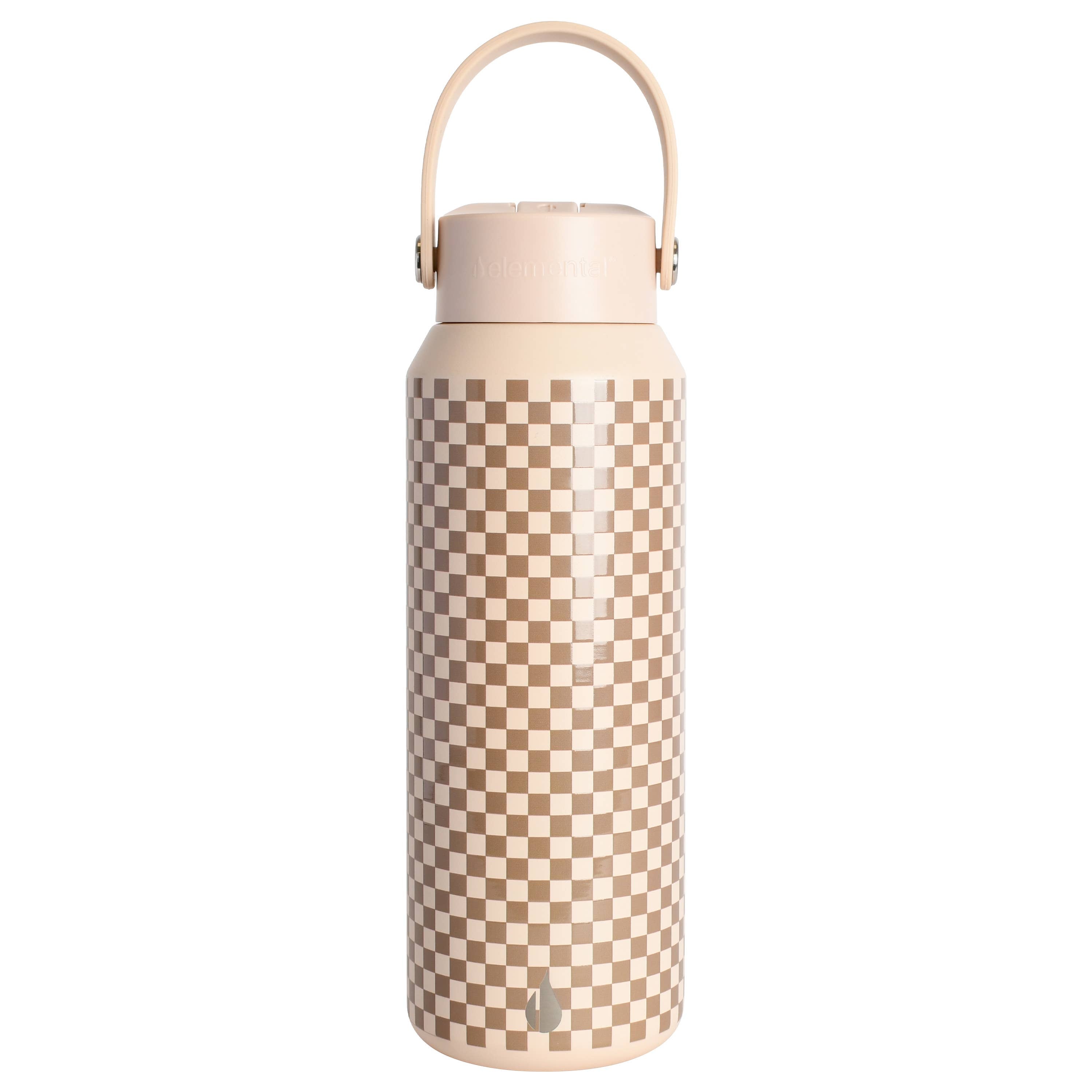 Core Insulated Leakproof Bottle w/Handle 40oz - Brown Check
