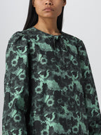 Printed A-Shaped Mini Dress GANNI