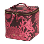 Delphine Small Vanity Case - Garnet