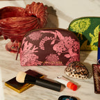 Delphine Cosmetic Pouch - Garnet