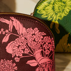 Delphine Cosmetic Pouch - Garnet