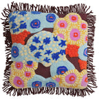 Cora Tufted Cushion - Garnet (Feather)