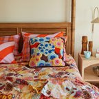 Cora Tufted Cushion - Garnet (Feather)