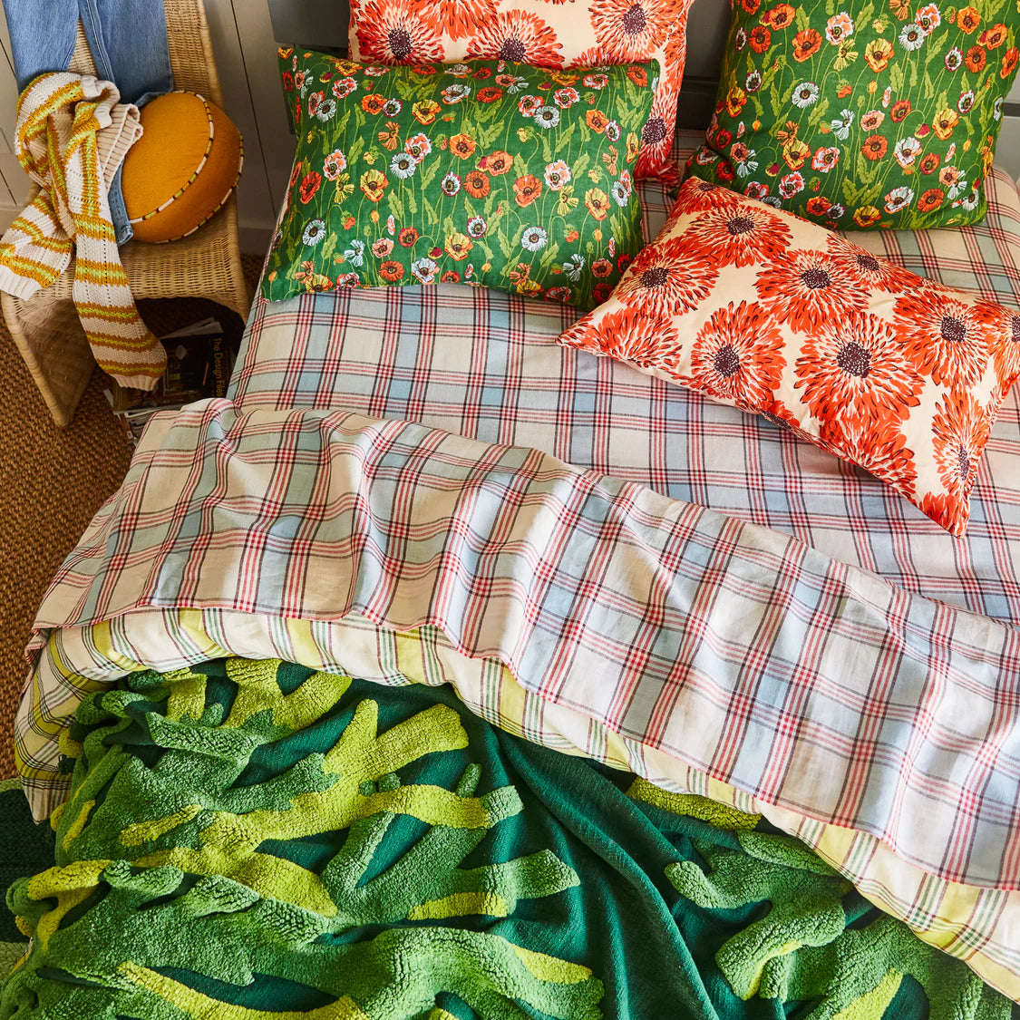 Isla Linen Sheets - Cerulean