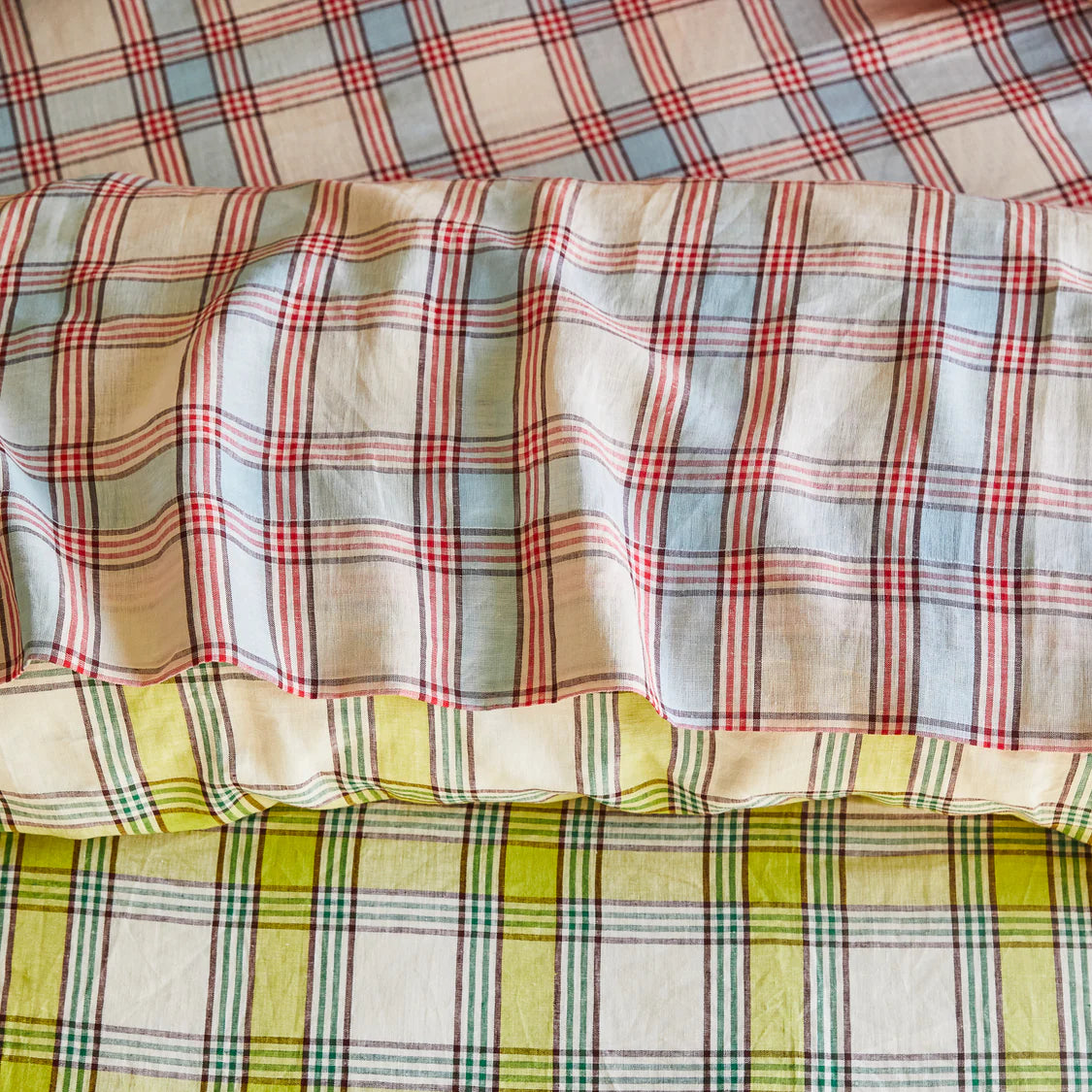 Isla Linen Sheets - Cerulean