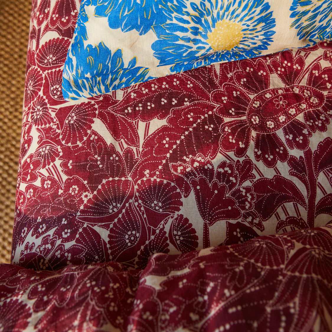 Lucia Linen Sheets - Crimson