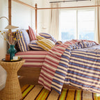 Selene Cotton Sheets - Crimson