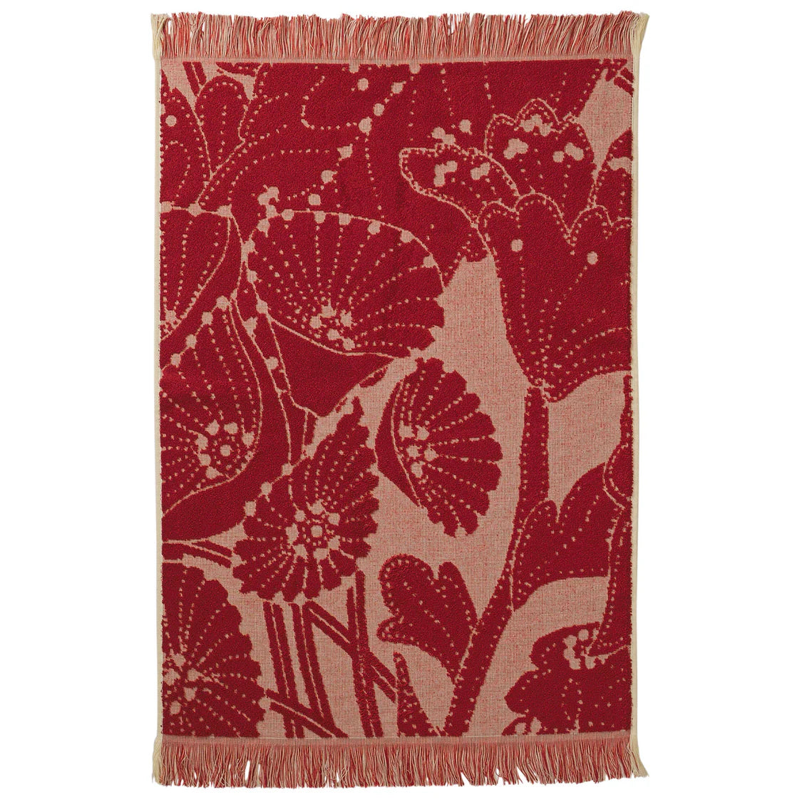 Lucia Hand Towel - Crimson