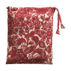 Lucia Linen Euro Pillowcase Set - Crimson