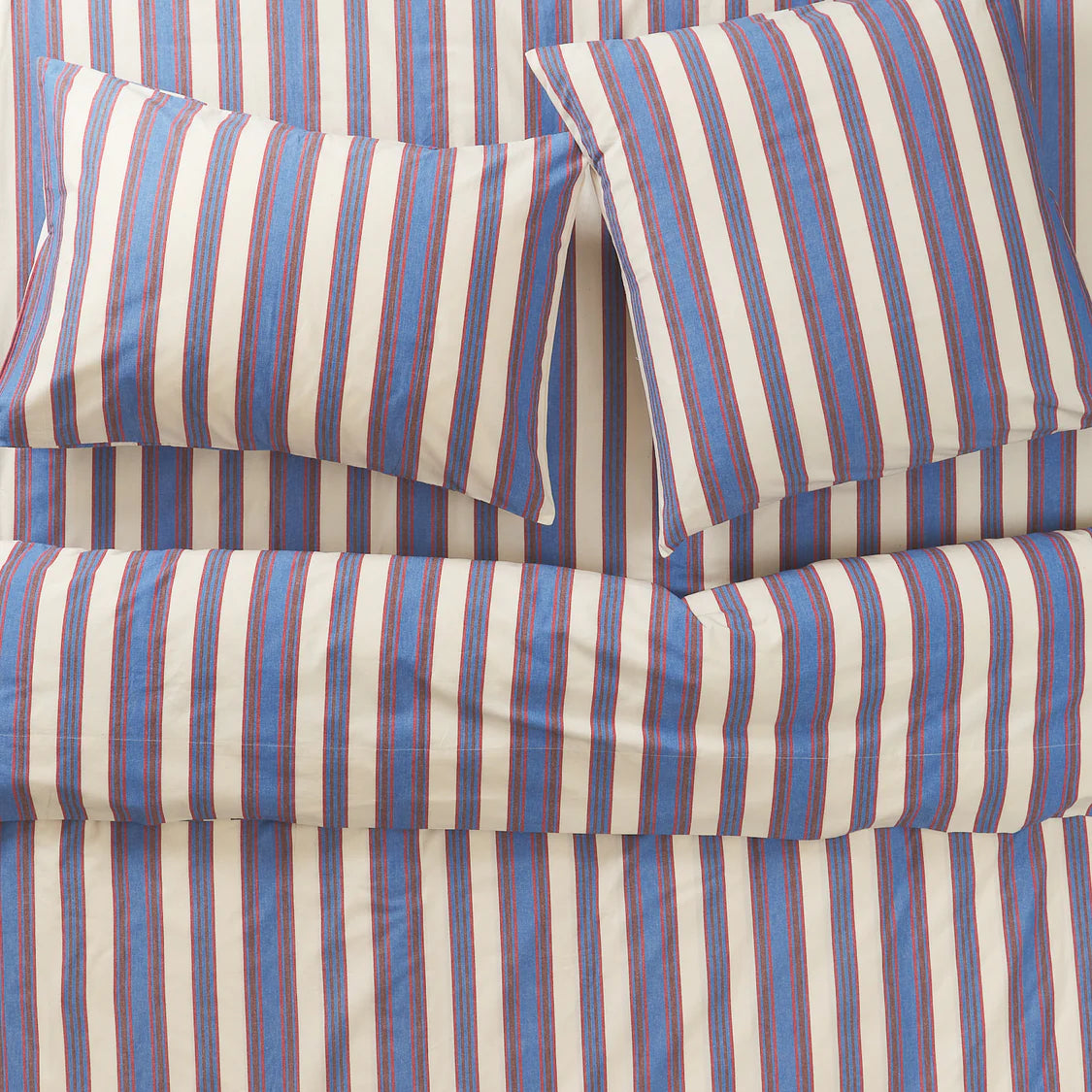 Selene Cotton Pillowcase Set - Azure