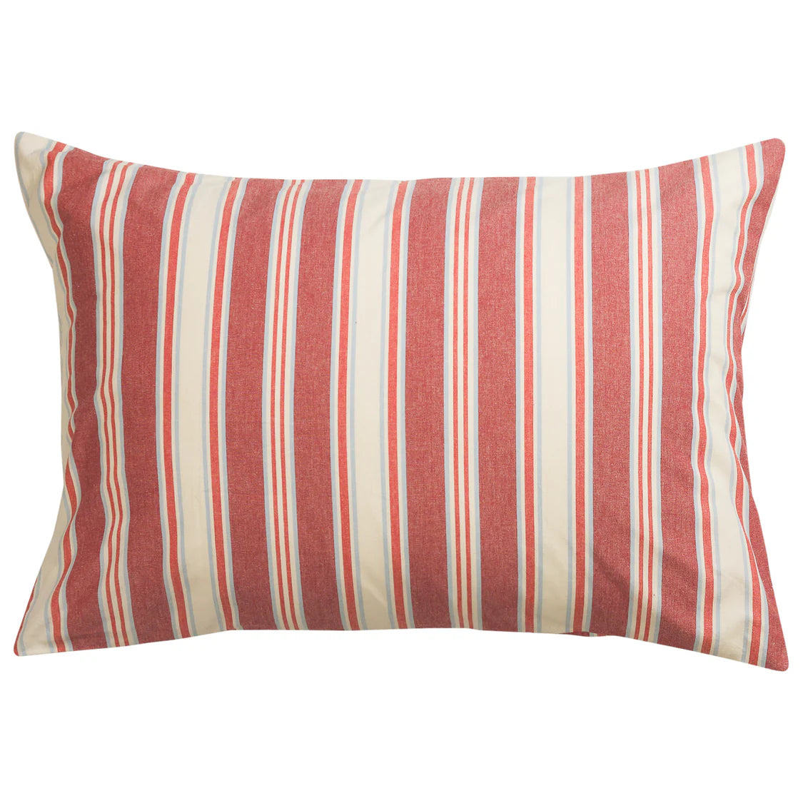 Selene Cotton Pillowcase Set - Crimson